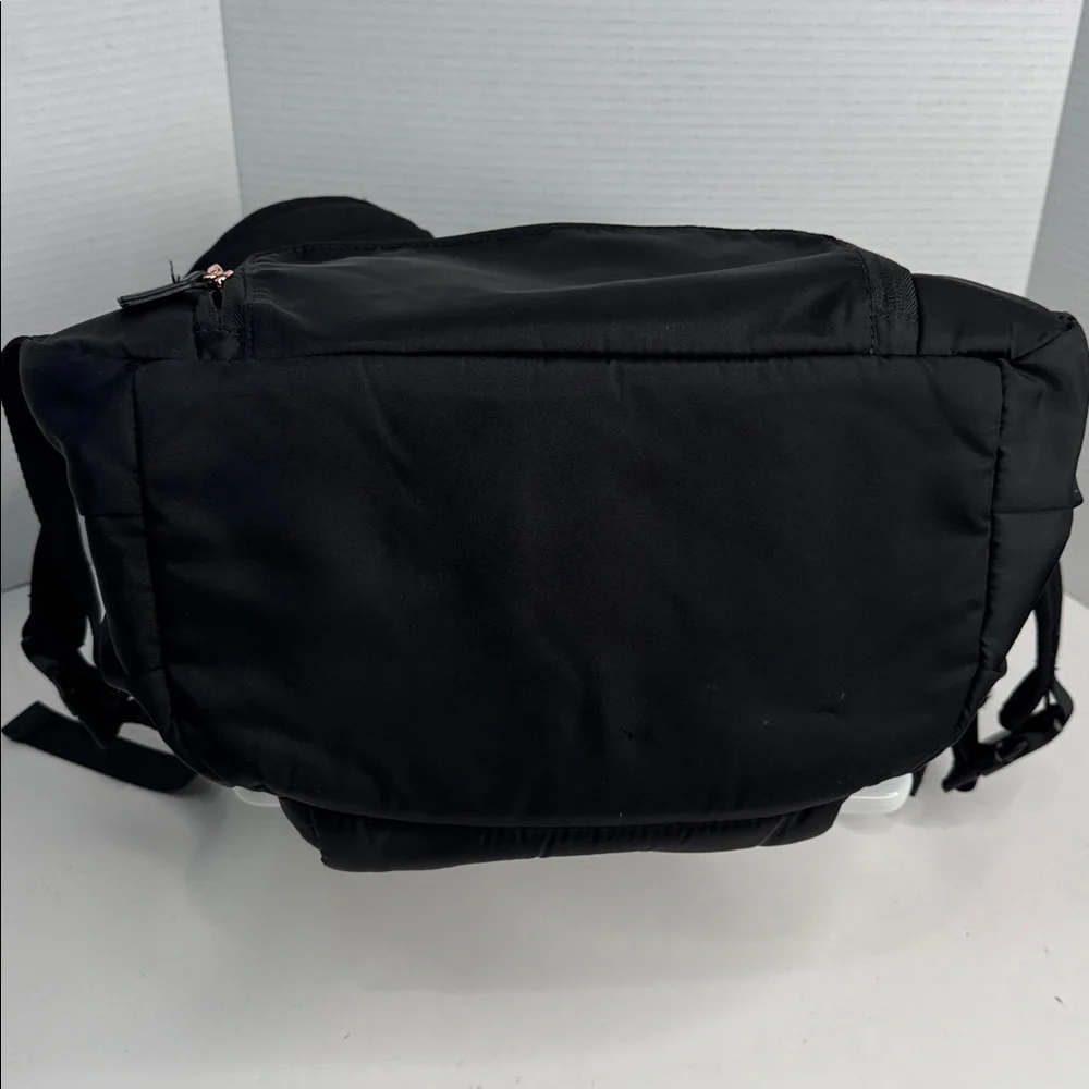 Storksak Quilted Hero Black Diaper Backpack-NWOT